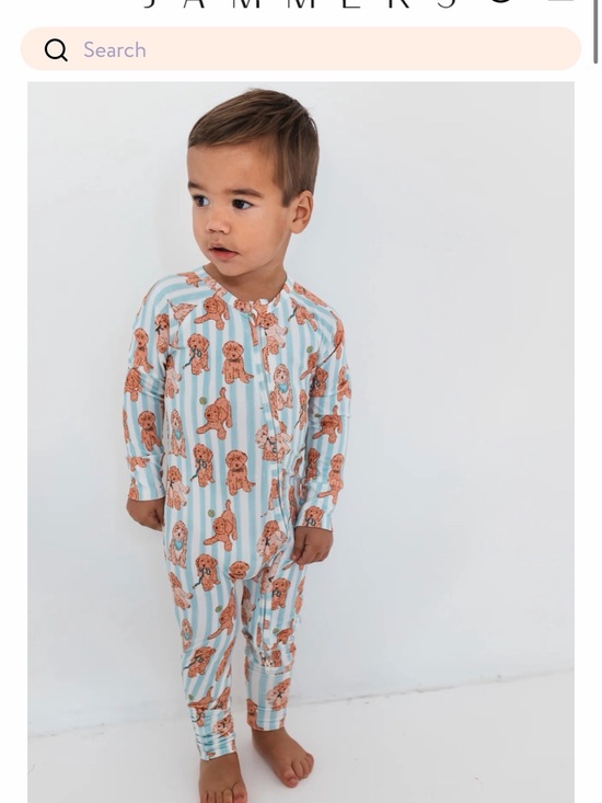 In My Jammers Other - In My Jammers Doodle Bamboo Zippy 9-12 months